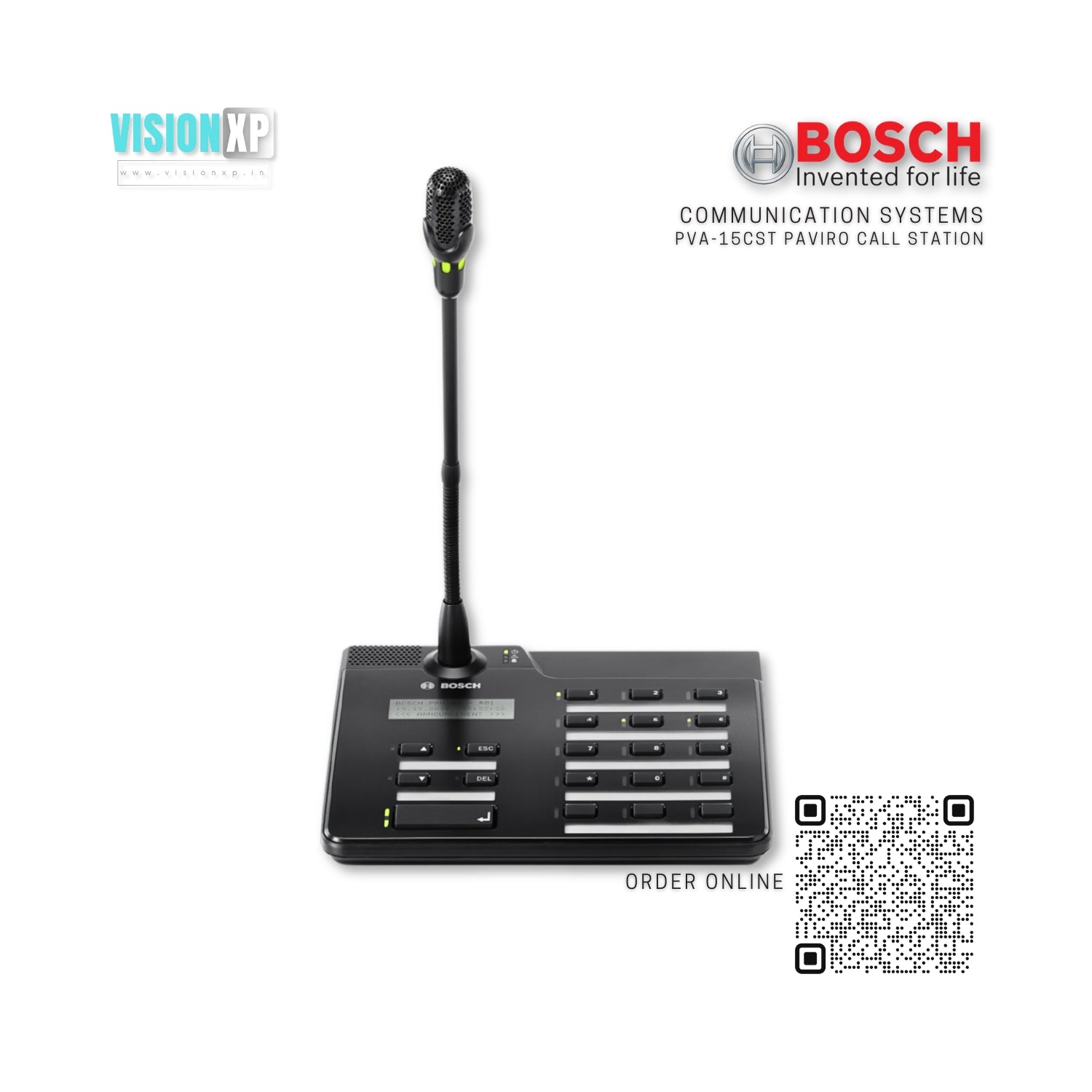 Bosch PVA-15CST Paviro Call Station Bosch PVA-15CST Paviro Call Station
